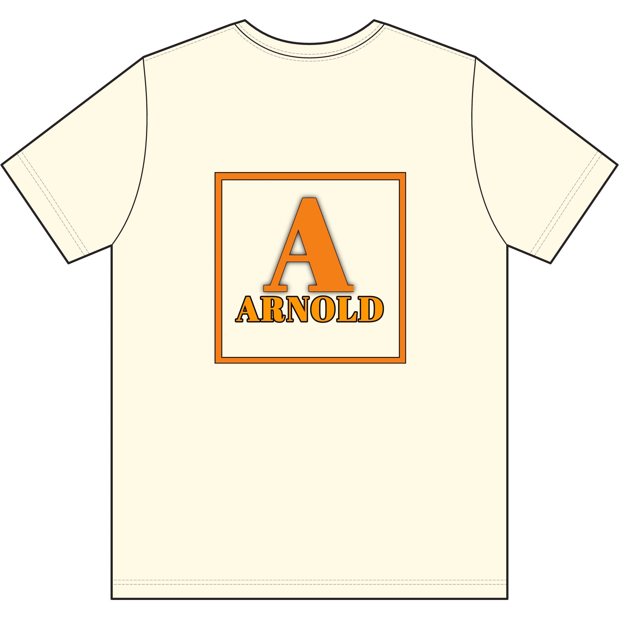 Arnold Monogram T-Shirt — Personalized Initial A Tee