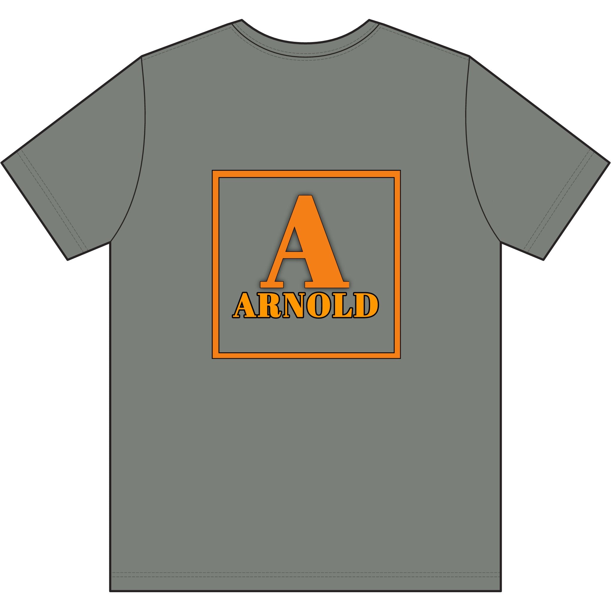 Arnold Monogram T-Shirt — Personalized Initial A Tee