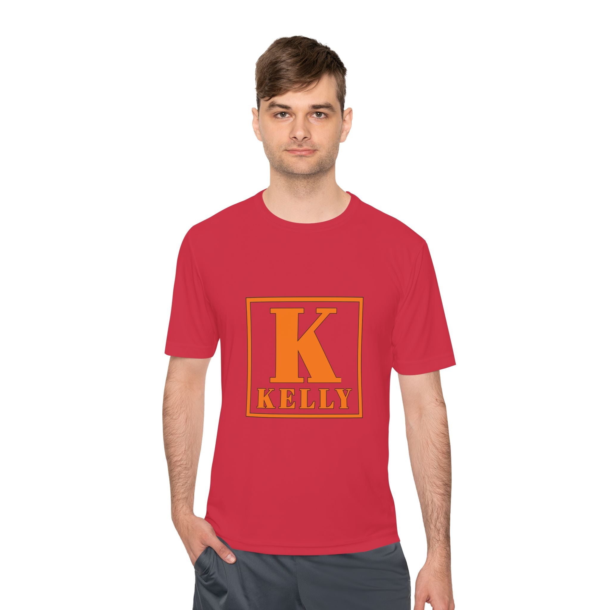 Kelly Block Initials Performance Tee