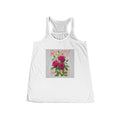 Rosy Rose Floral Racerback Tank