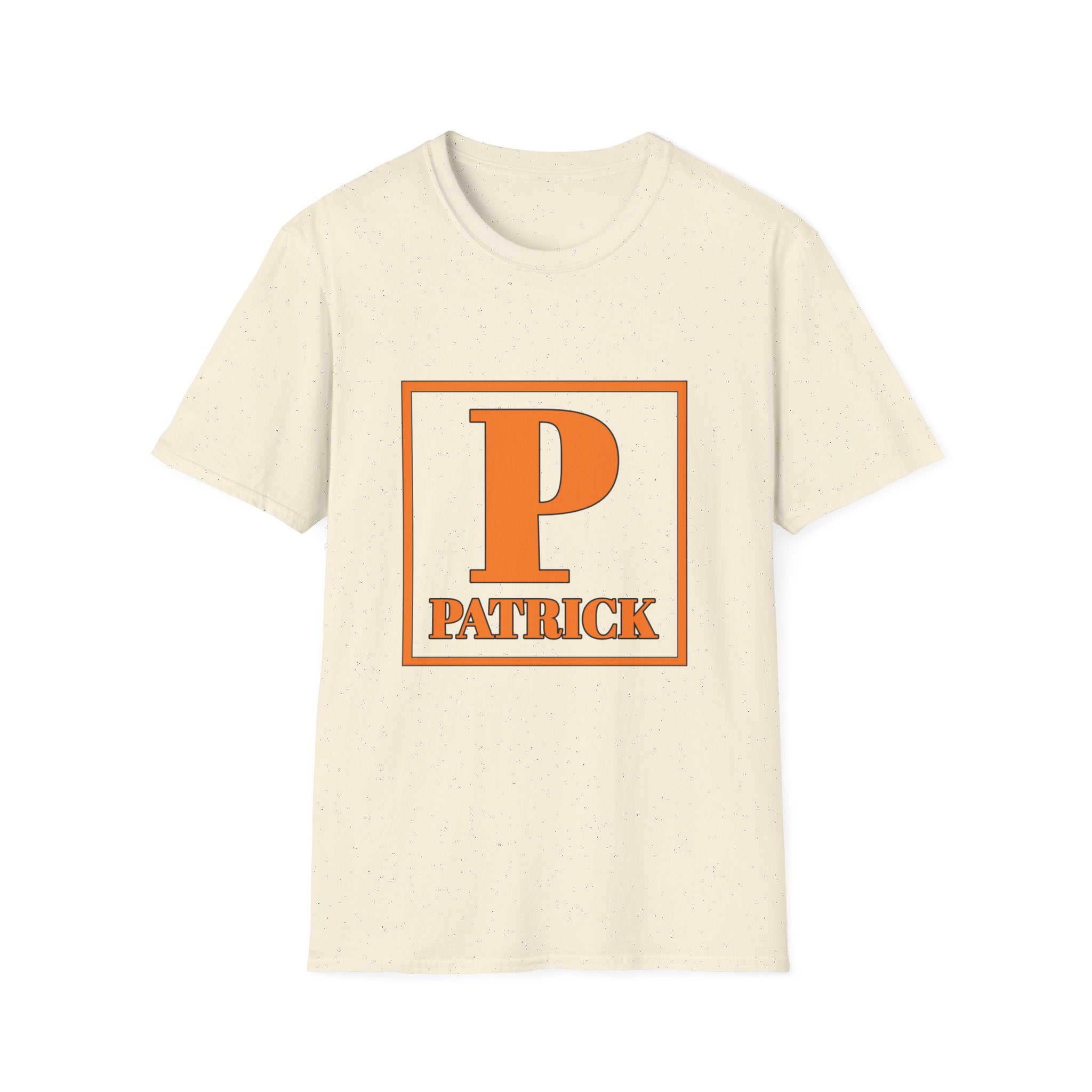 Personalized Initial 'P' T-Shirt – Bold Monogram Patrick Tee