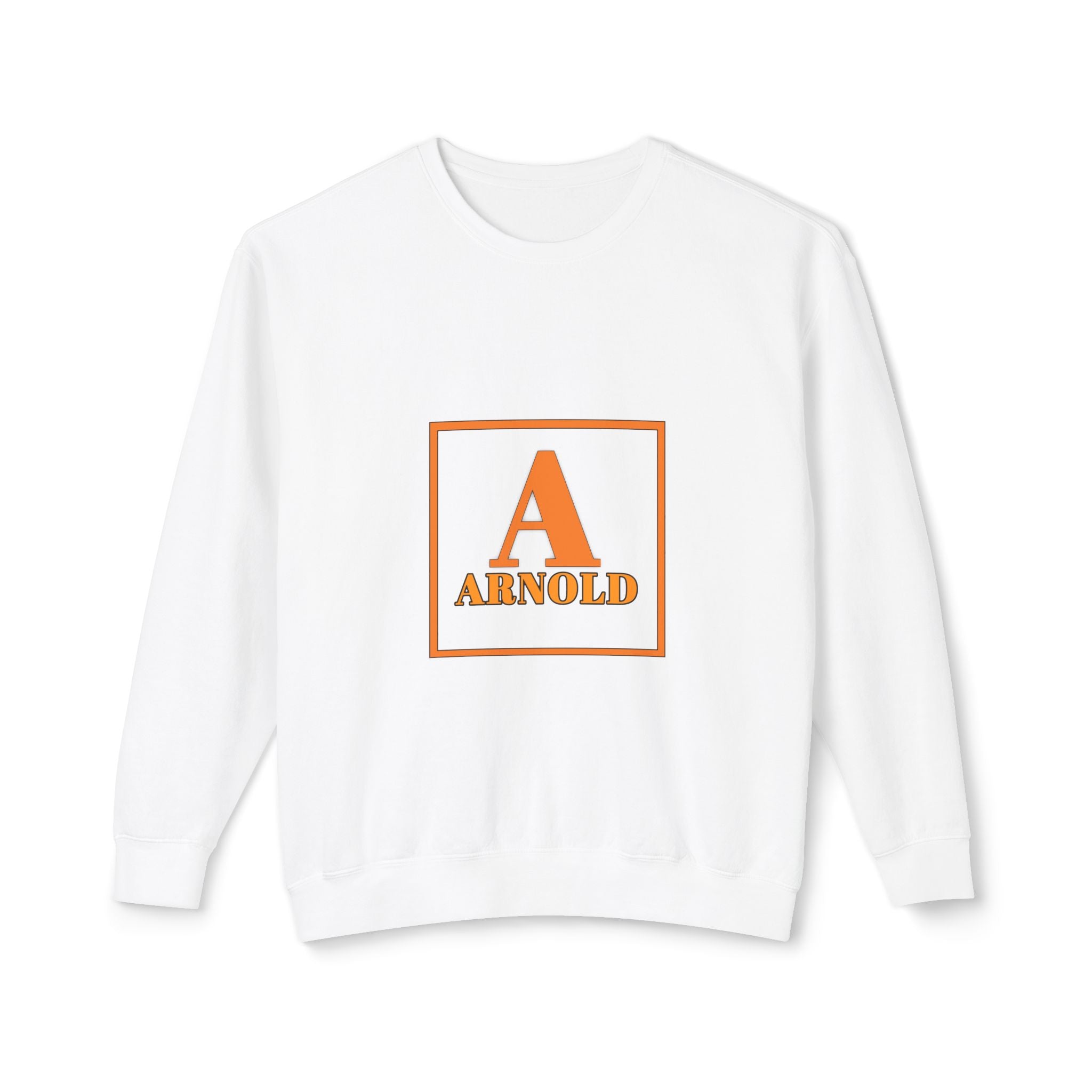 Arnold Monogram Crewneck Sweatshirt — Personalized Initial A Design