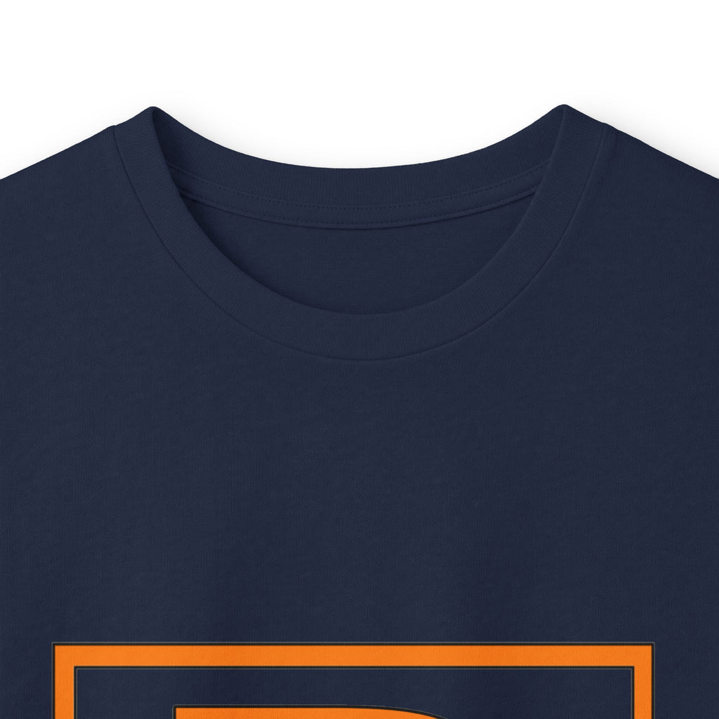 Richard Monogram Long Sleeve Tee — Retro Orange Initial R Shirt