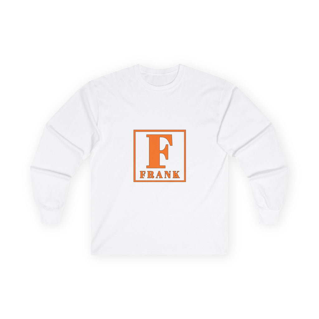 Frank Monogram Long Sleeve Tee — Classic Initial F Cotton Shirt