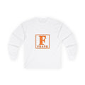 Frank Monogram Long Sleeve Tee — Classic Initial F Cotton Shirt