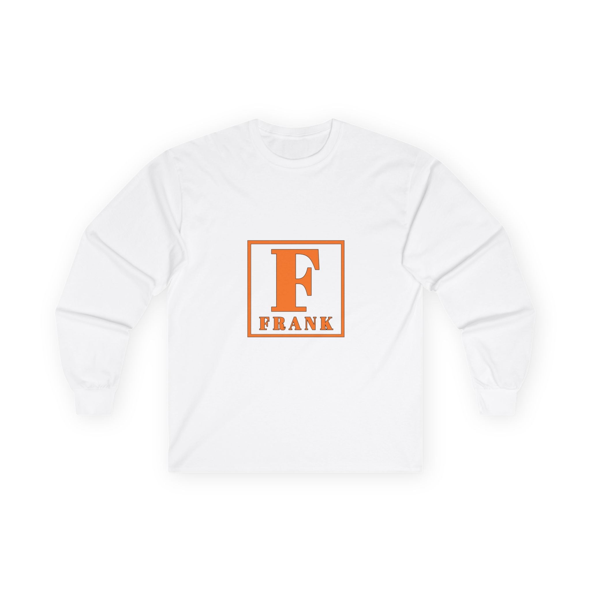 Frank Monogram Long Sleeve Tee — Classic Initial F Cotton Shirt