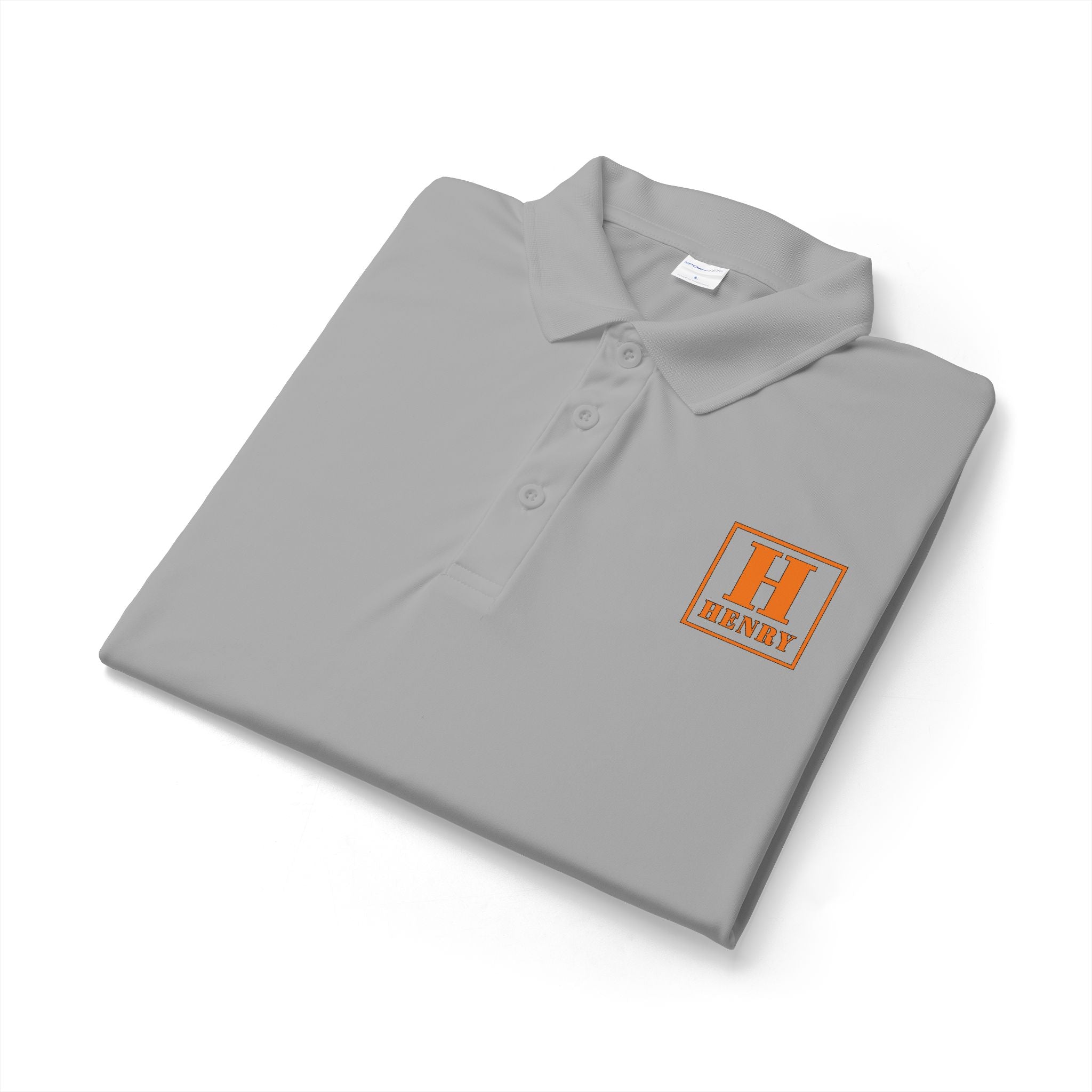 Embroidered 'H' Logo Corporate Polo — Performance Sport Shirt