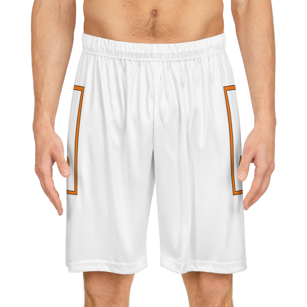 A-Logo Basketball Shorts — All-Over-Print Athletic Shorts