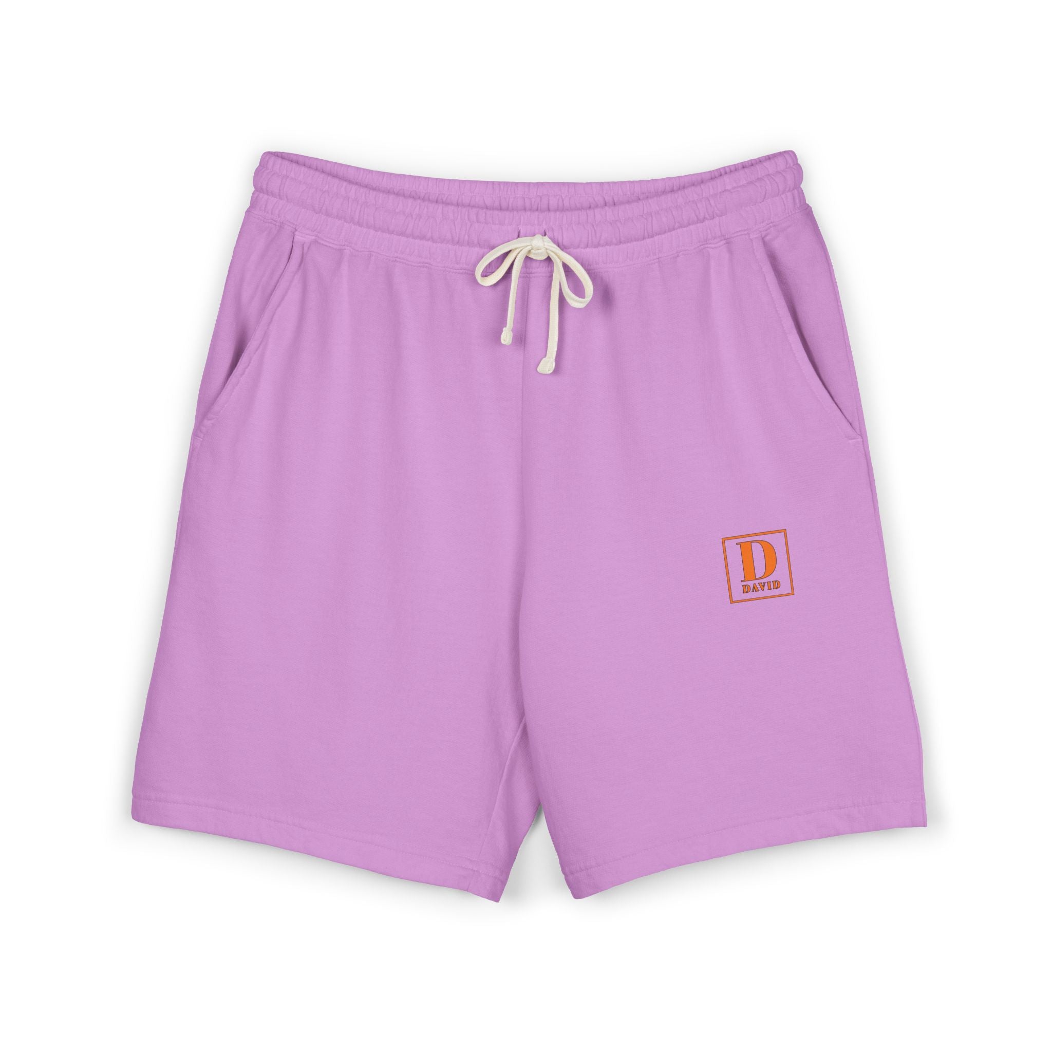 Lightweight Fleece Sweat Shorts - Garment-Dyed Casual Lounge Shorts