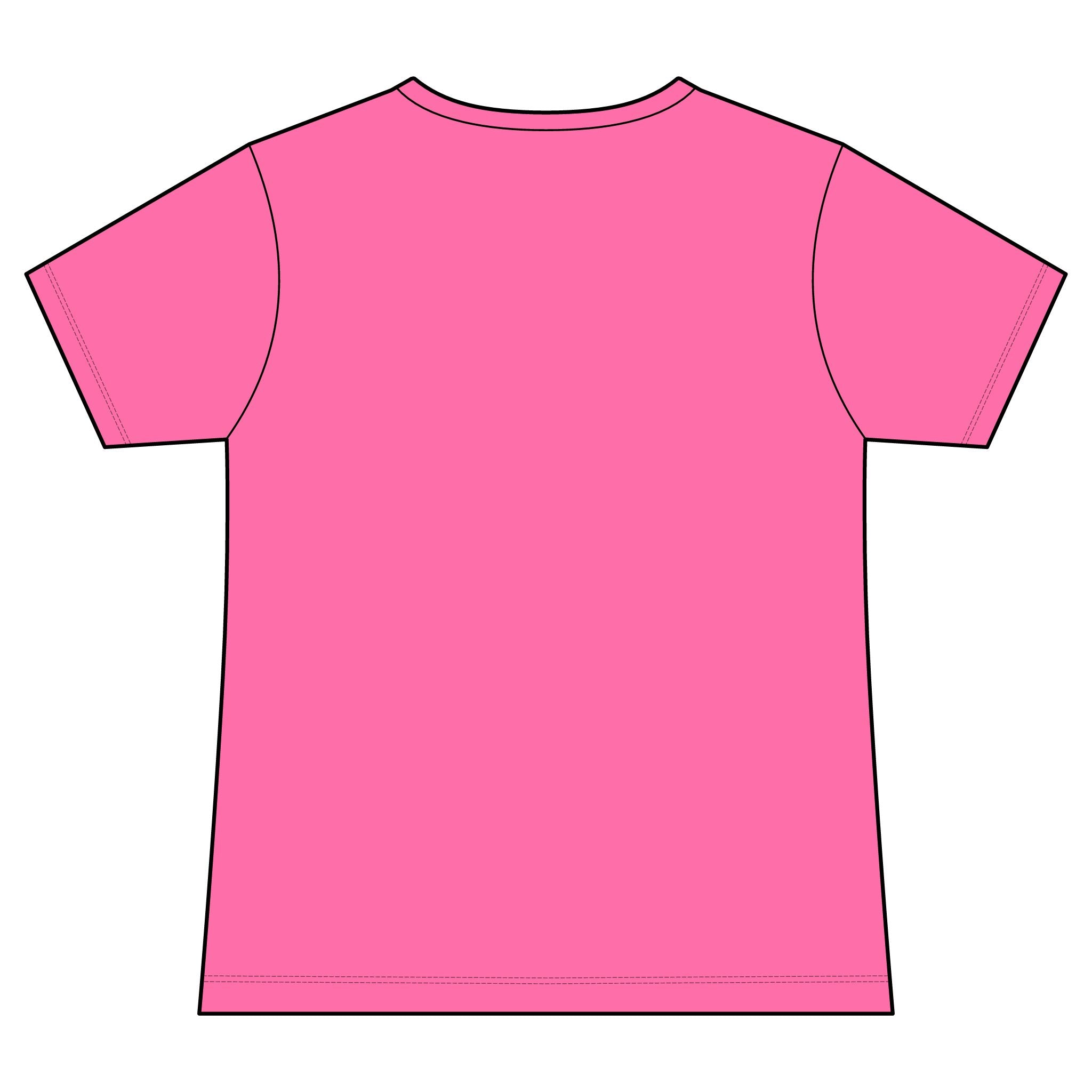Women's V-Neck Tee — Vintage Pink Rose Floral Graphic