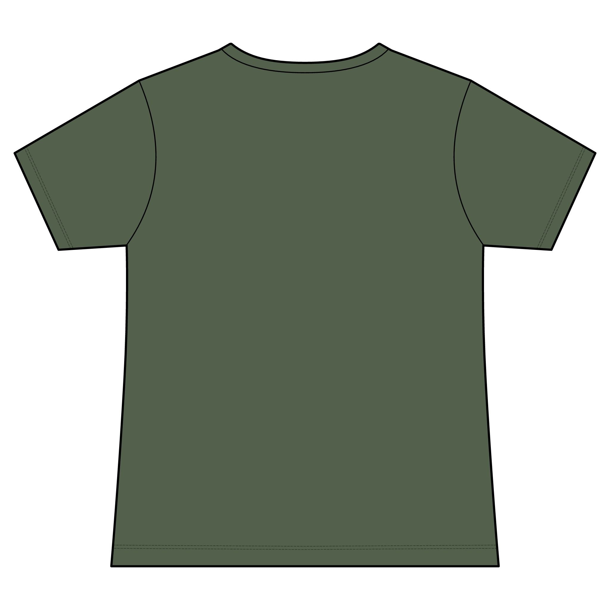 Women's V-Neck Tee — Vintage Pink Rose Floral Graphic