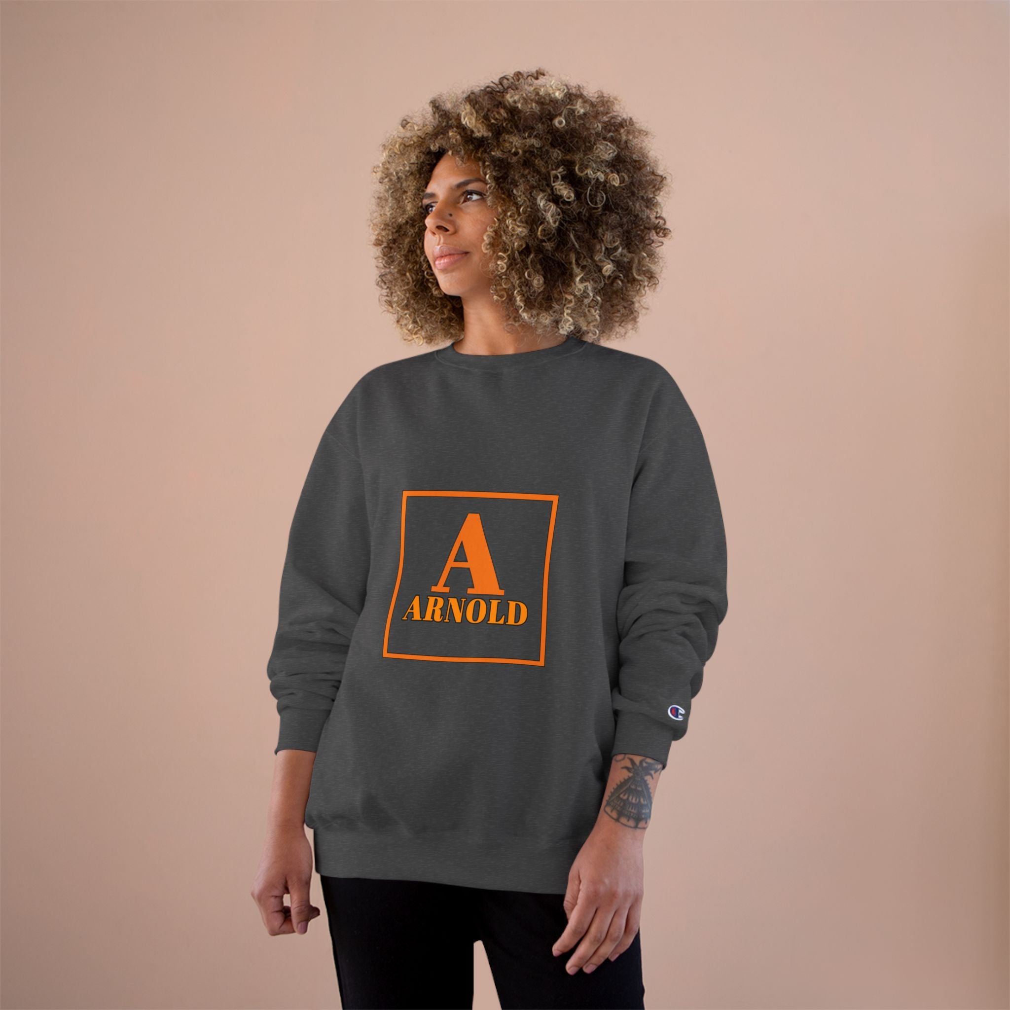 Arnold Letterman Sweatshirt – Personalized A Monogram Champion Crewneck