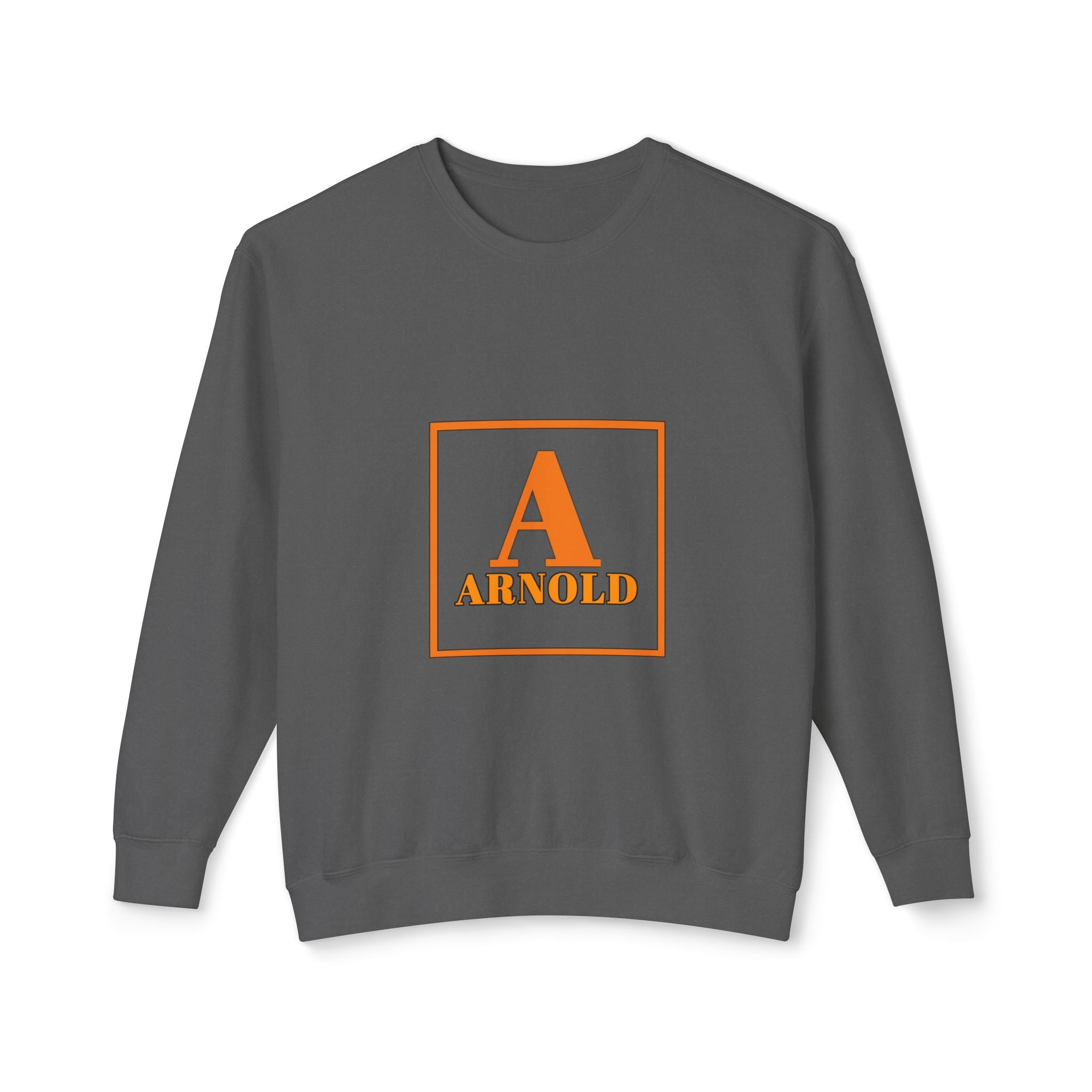 Arnold Monogram Crewneck Sweatshirt — Personalized Initial A Design