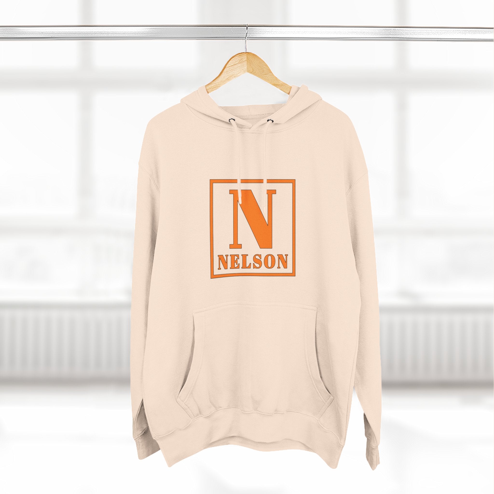 Three-Panel Fleece Hoodie