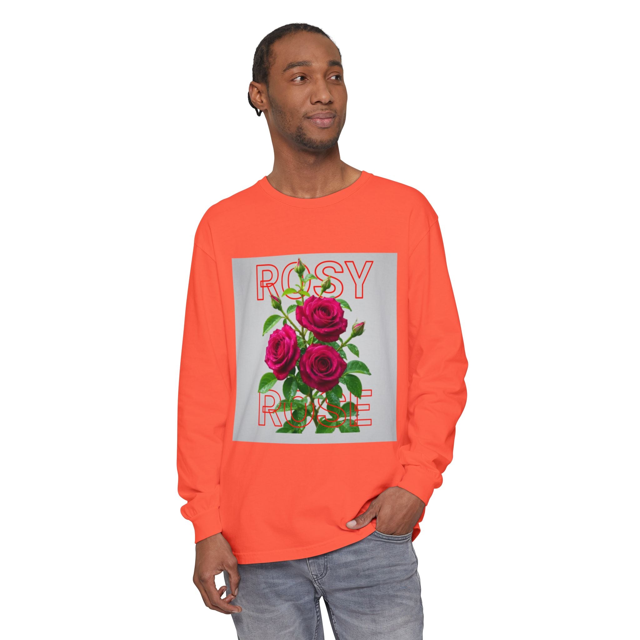 Rosy Rose Floral Long Sleeve Tee