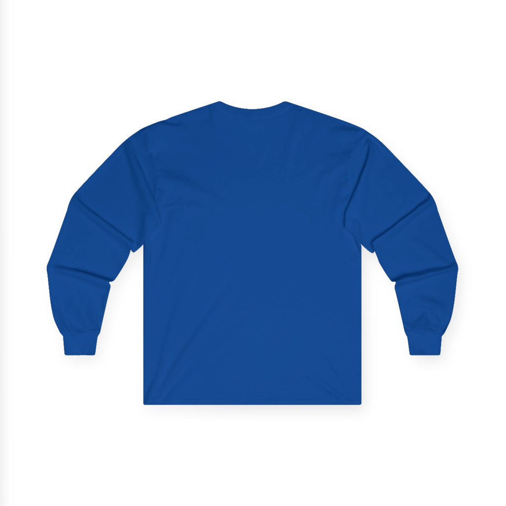 Ben Monogram Long Sleeve Tee — Orange Block Initial B Shirt