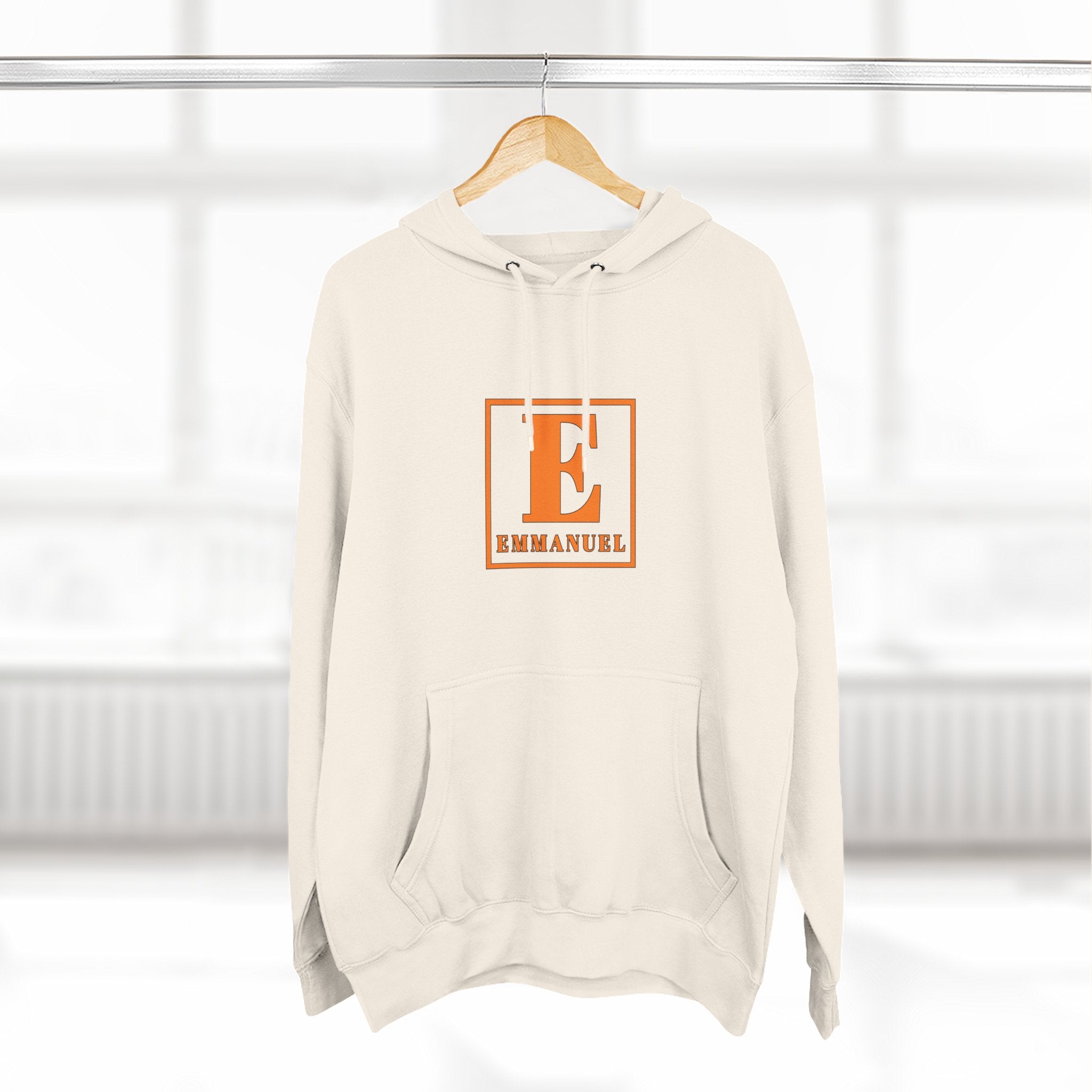 Emmanuel Letterbox Hoodie — Classic Christian Faith Pullover