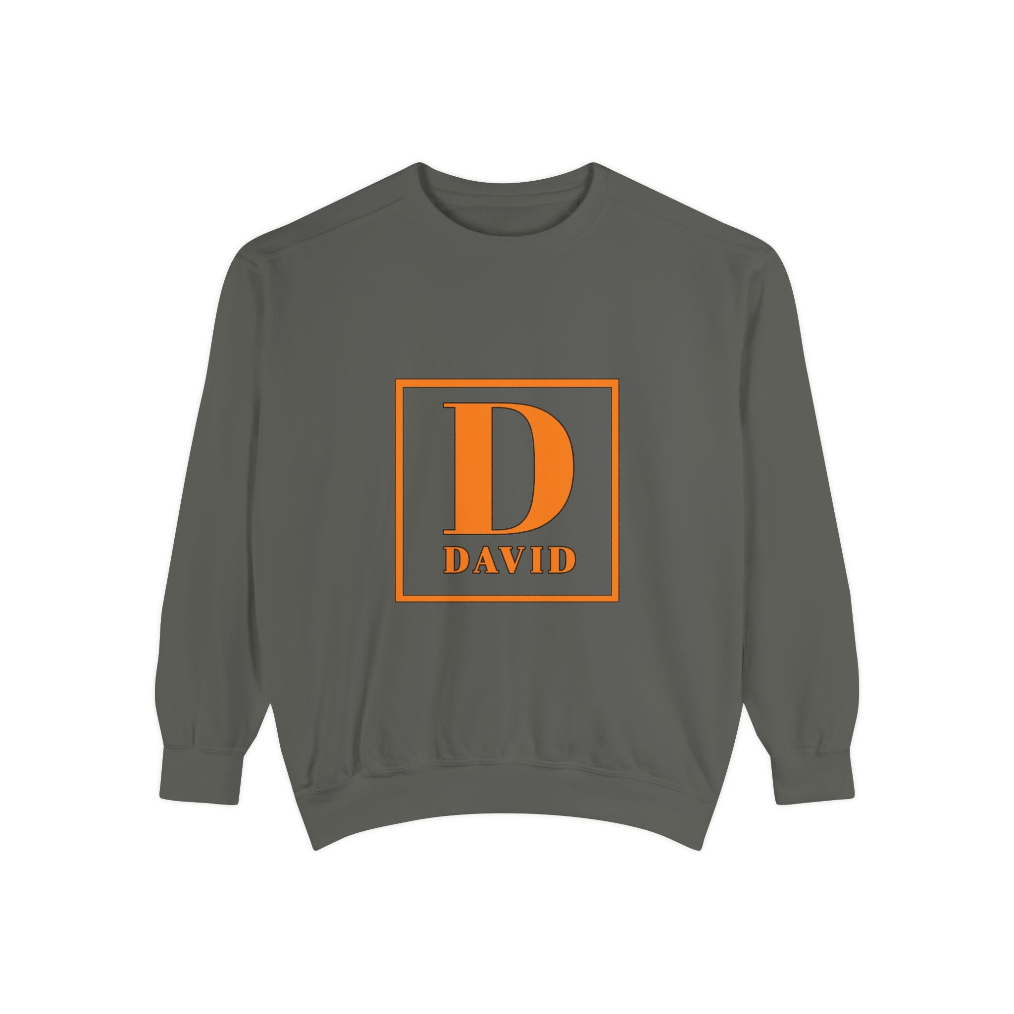 David Monogram Sweatshirt — Personalized Initial D Crewneck