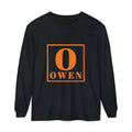 Personalized 'O' Name Long Sleeve Shirt — Owen Initial Graphic Tee
