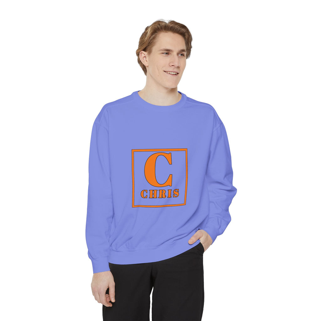 Personalized 'C' Initial Sweatshirt — Chris Monogram Crewneck