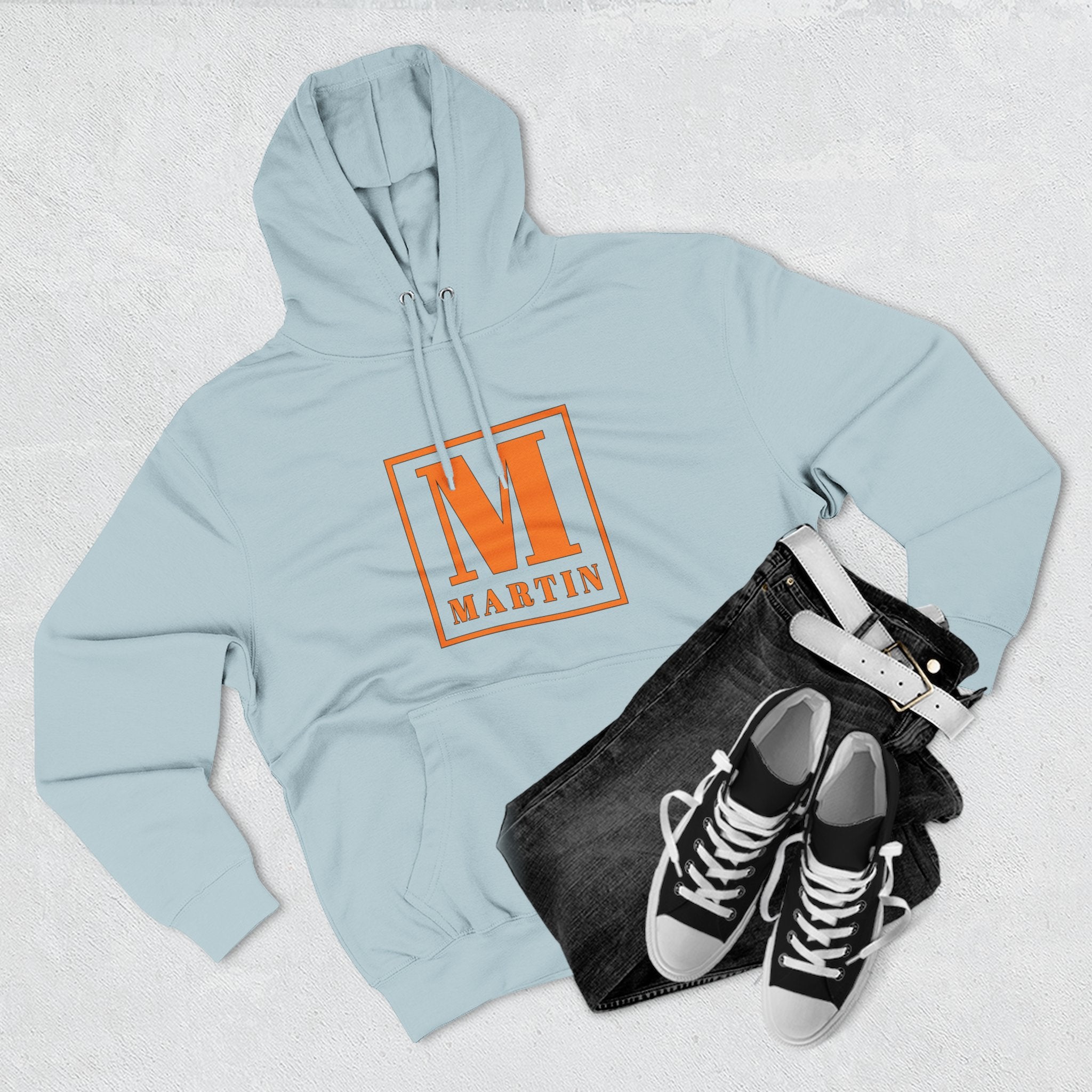 Monogram 'M Martin' Hoodie — Personalized Initial Pullover