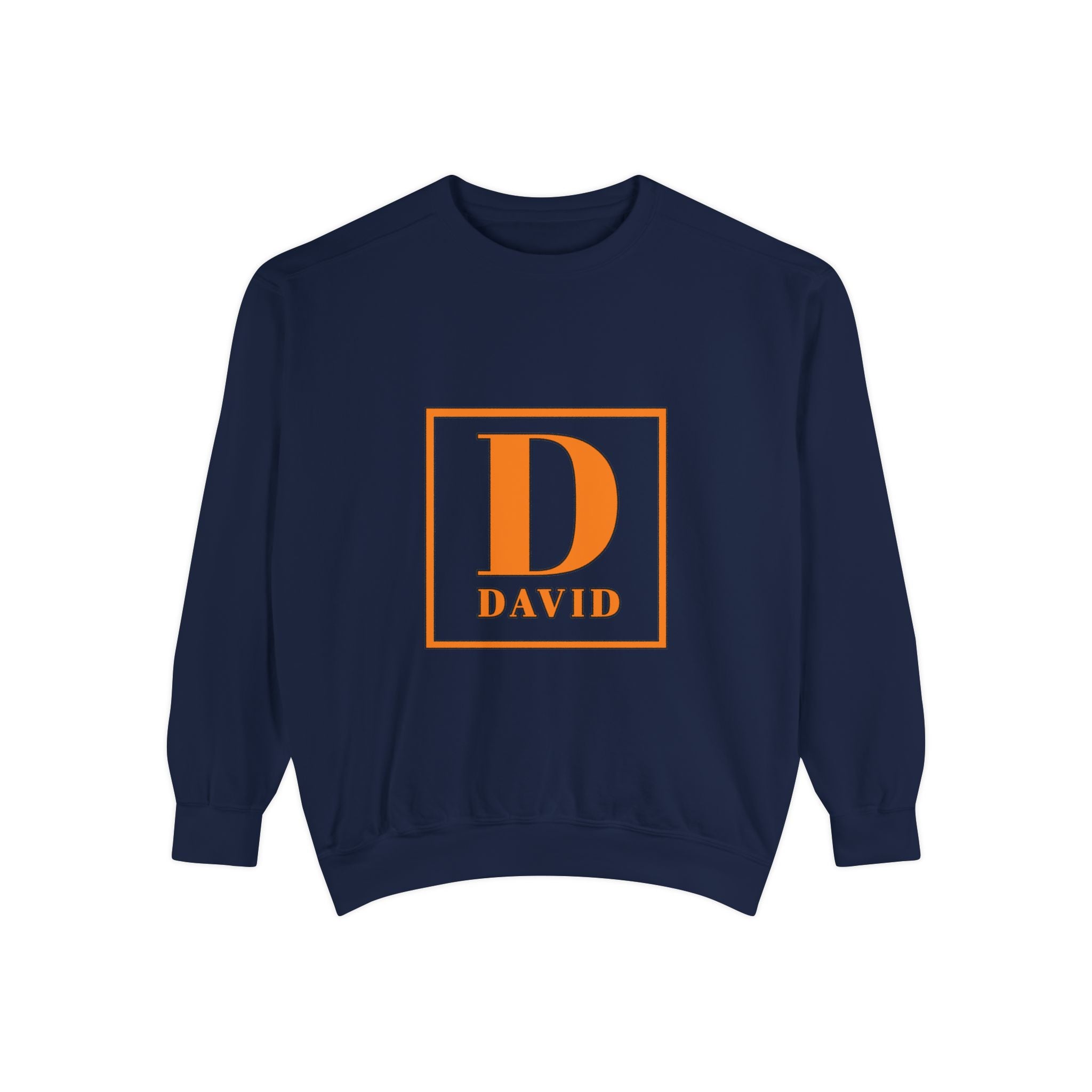 David Monogram Sweatshirt — Personalized Initial D Crewneck