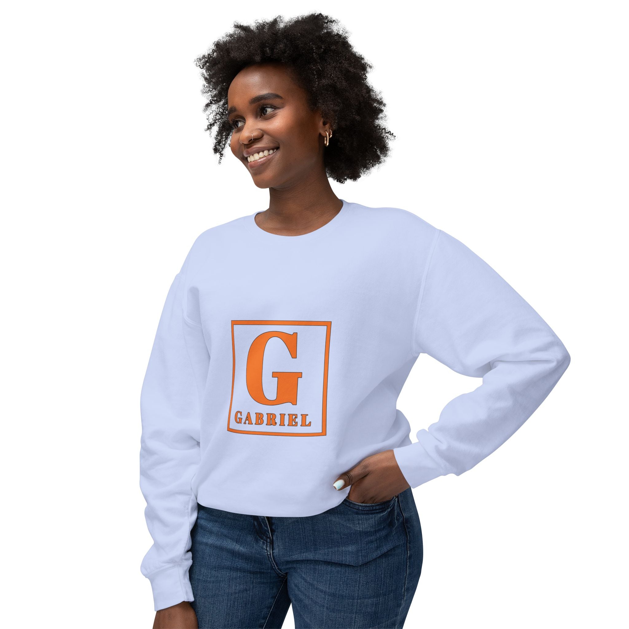 Monogram G "Gabriel" Crewneck Sweatshirt - Personalized Initial Sweatshirt