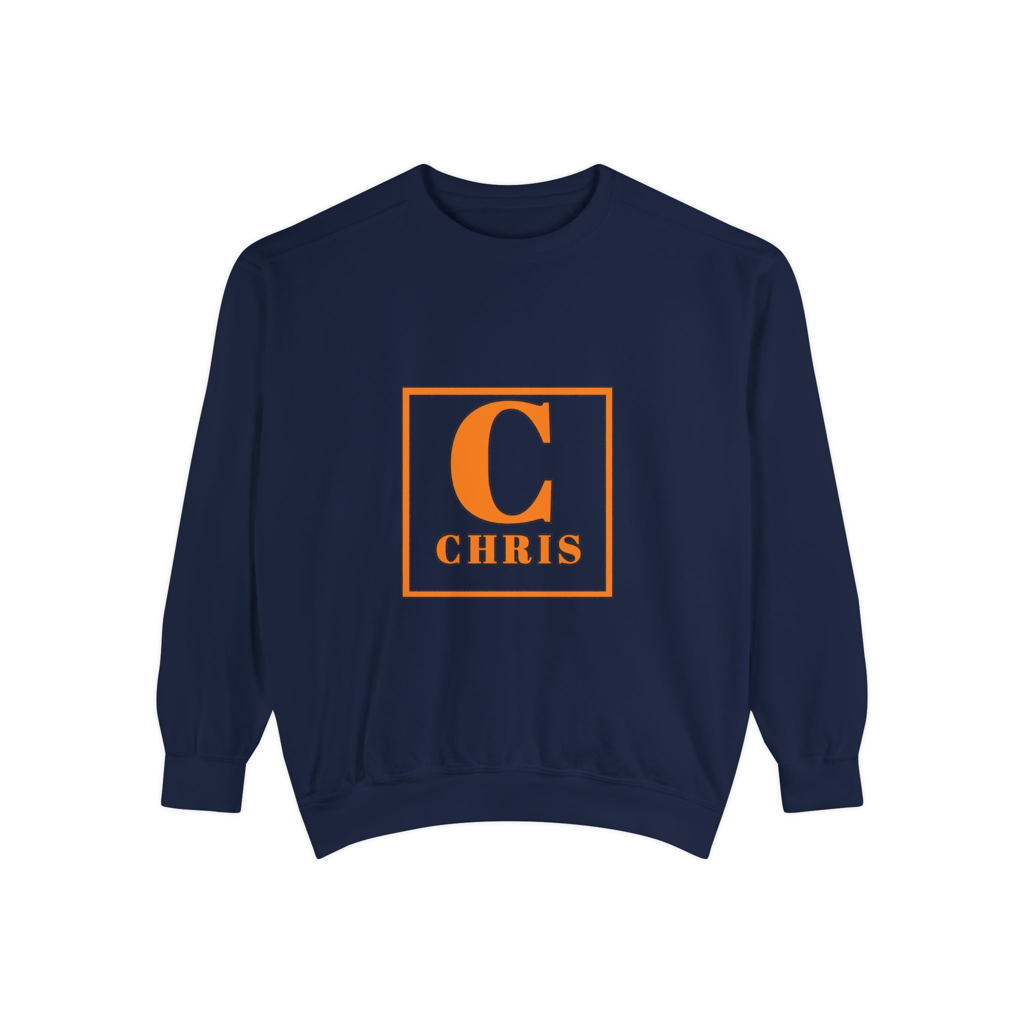 Personalized 'C' Initial Sweatshirt — Chris Monogram Crewneck