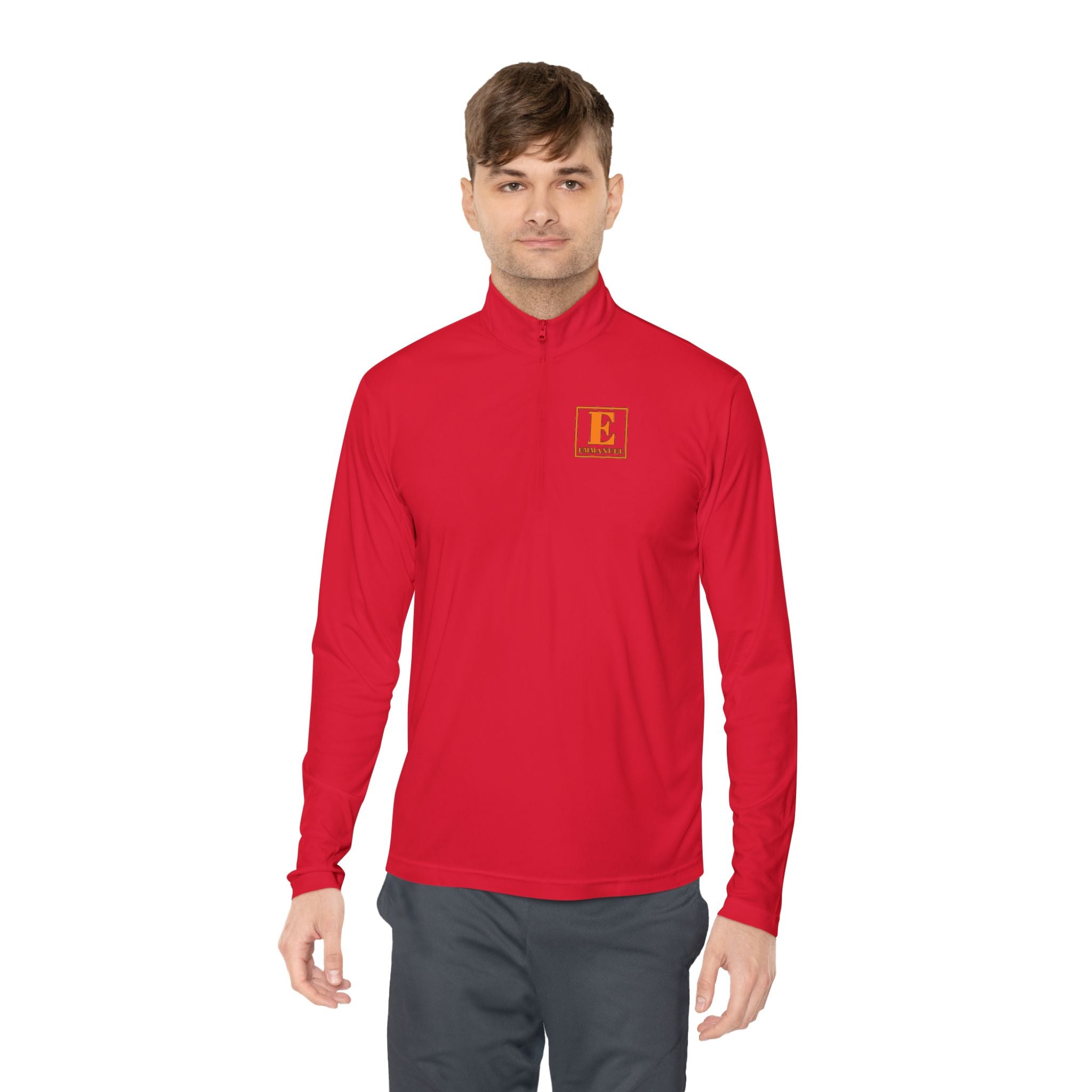 Ember Block E Quarter-Zip Pullover