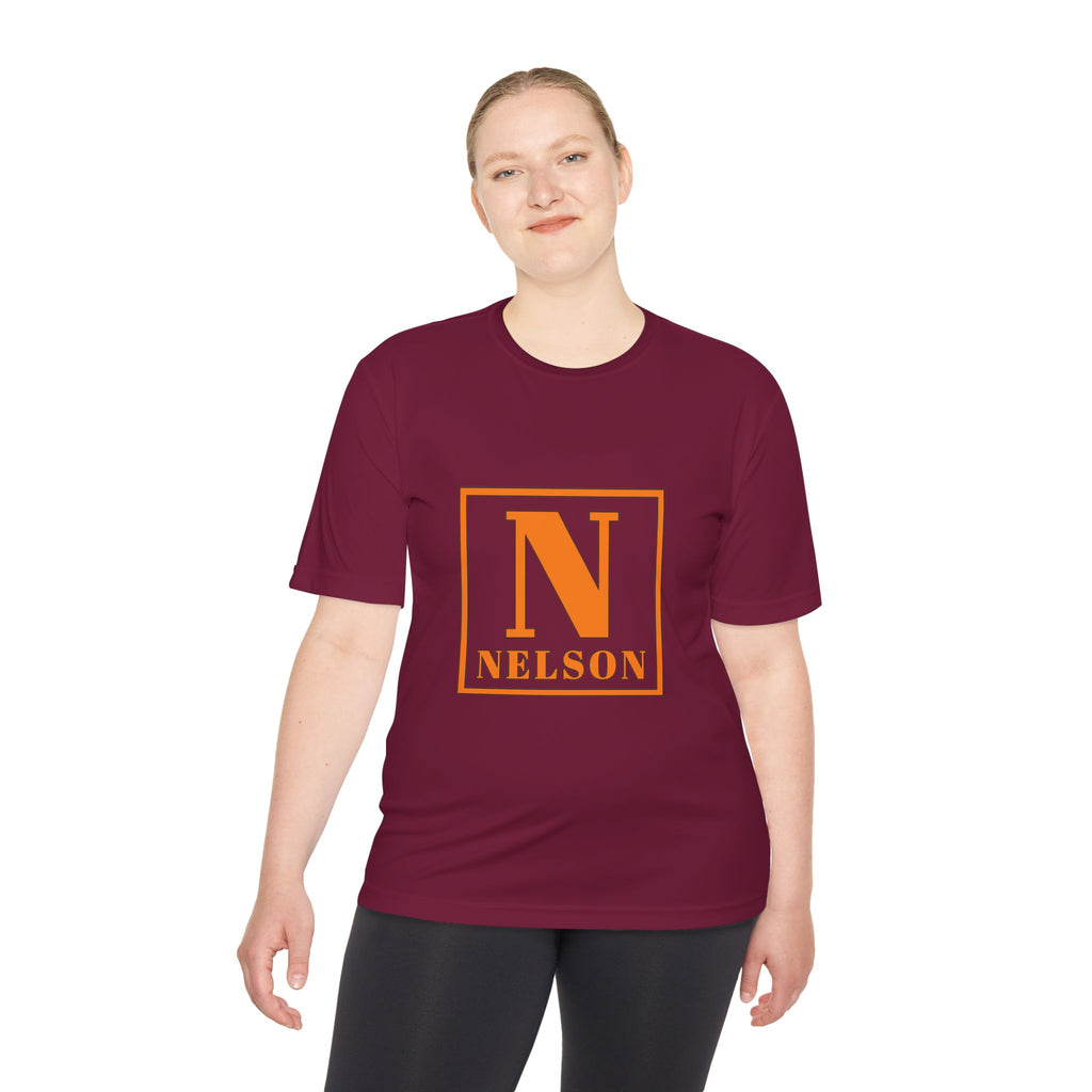 Nelson Monogram Tee — Personalized Initial N Moisture-Wicking Shirt