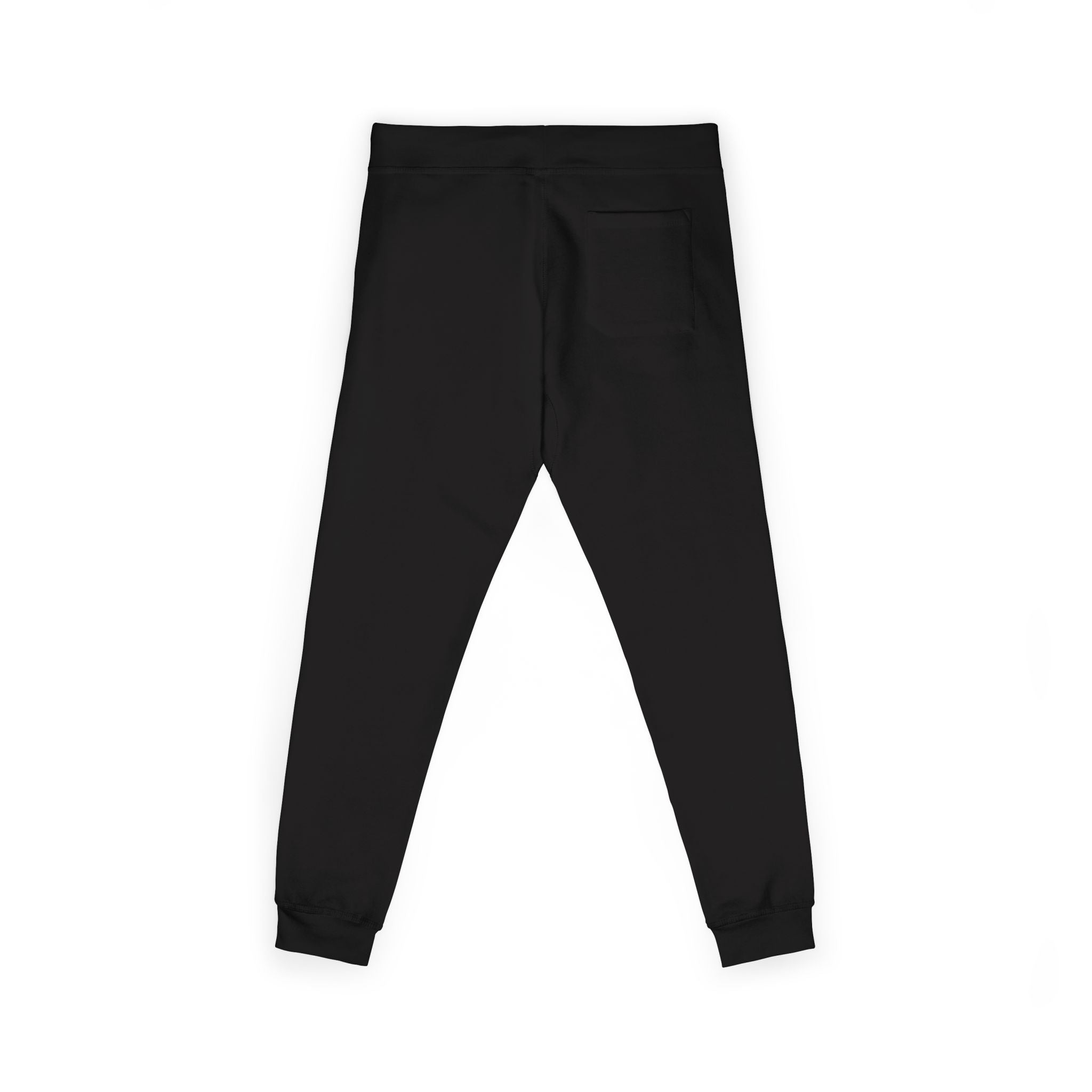 Embroidered Cozy Sweatpants — Minimal Red Crest Lounge Joggers