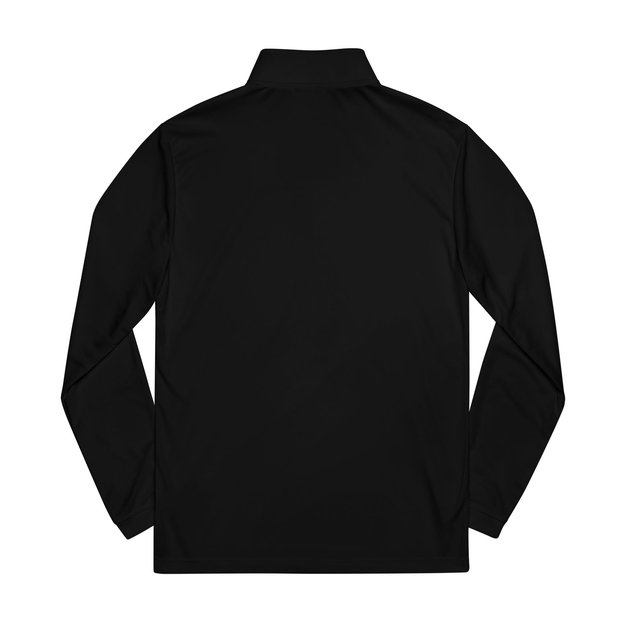 Embroidered Quarter-Zip Pullover — White Performance Adidas Pullover