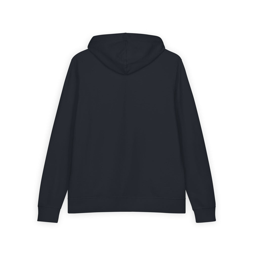 Men's Full-Zip Hoodie — Small Rustic Camper Patch Logo