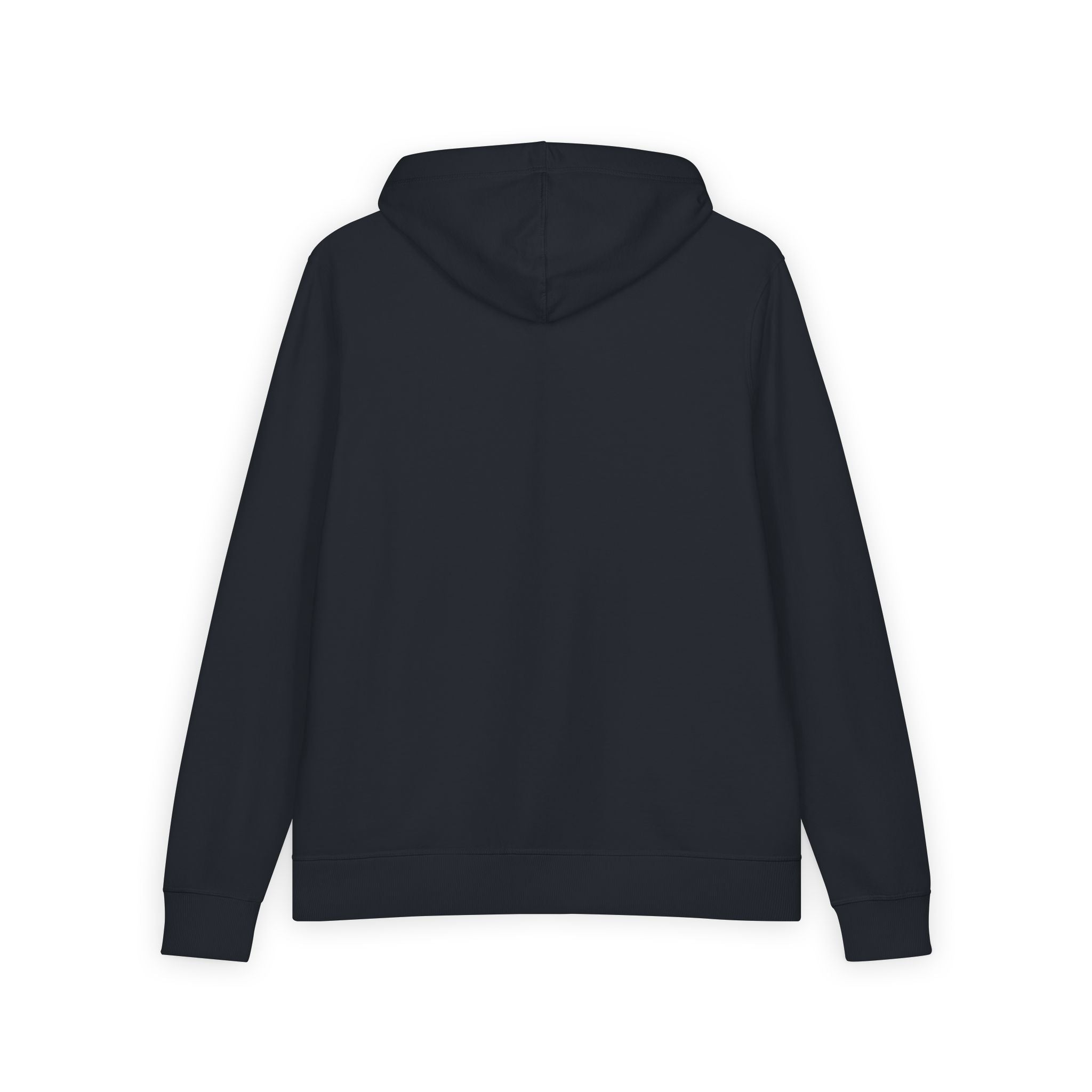 Men's Full-Zip Hoodie — Small Rustic Camper Patch Logo