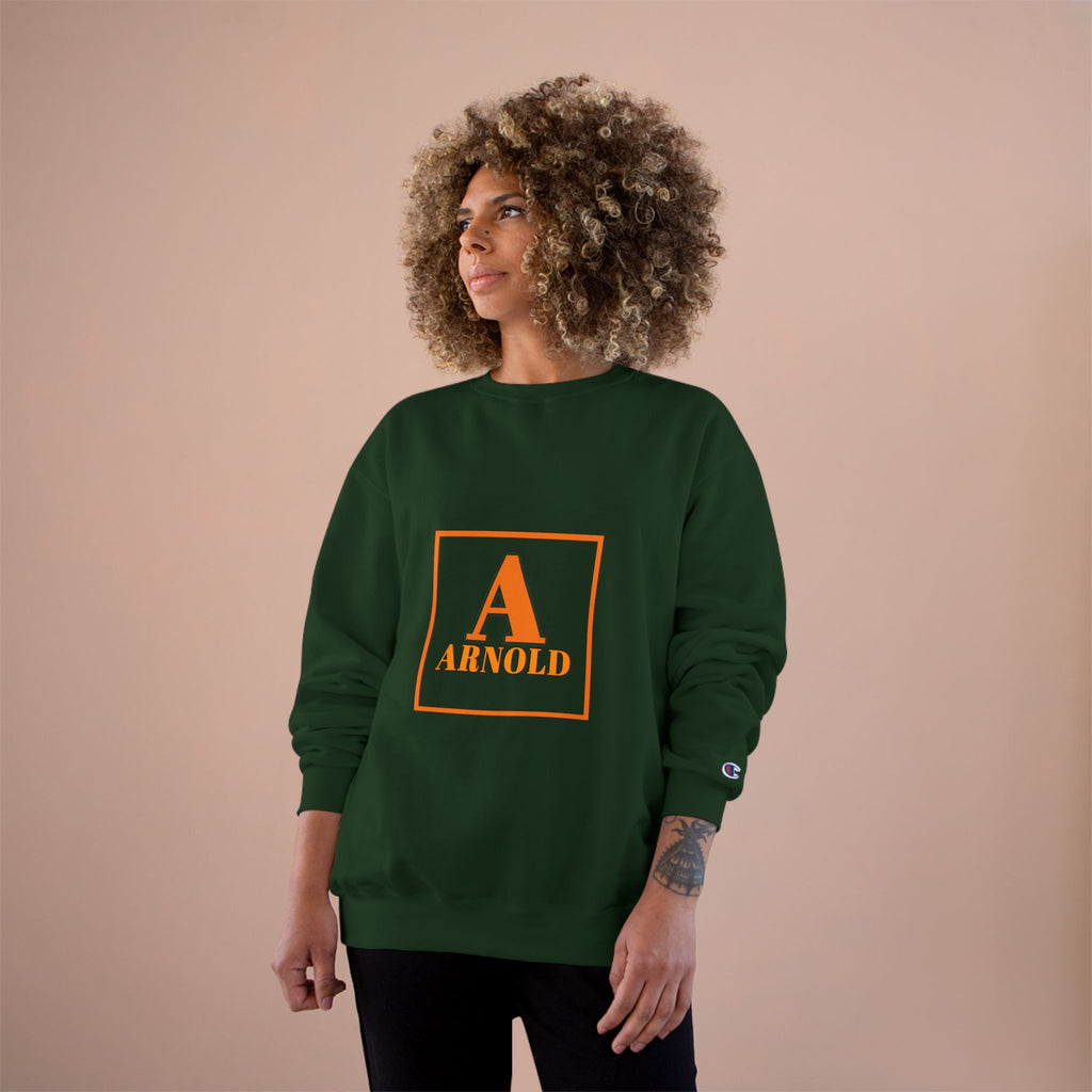 Arnold Letterman Sweatshirt – Personalized A Monogram Champion Crewneck