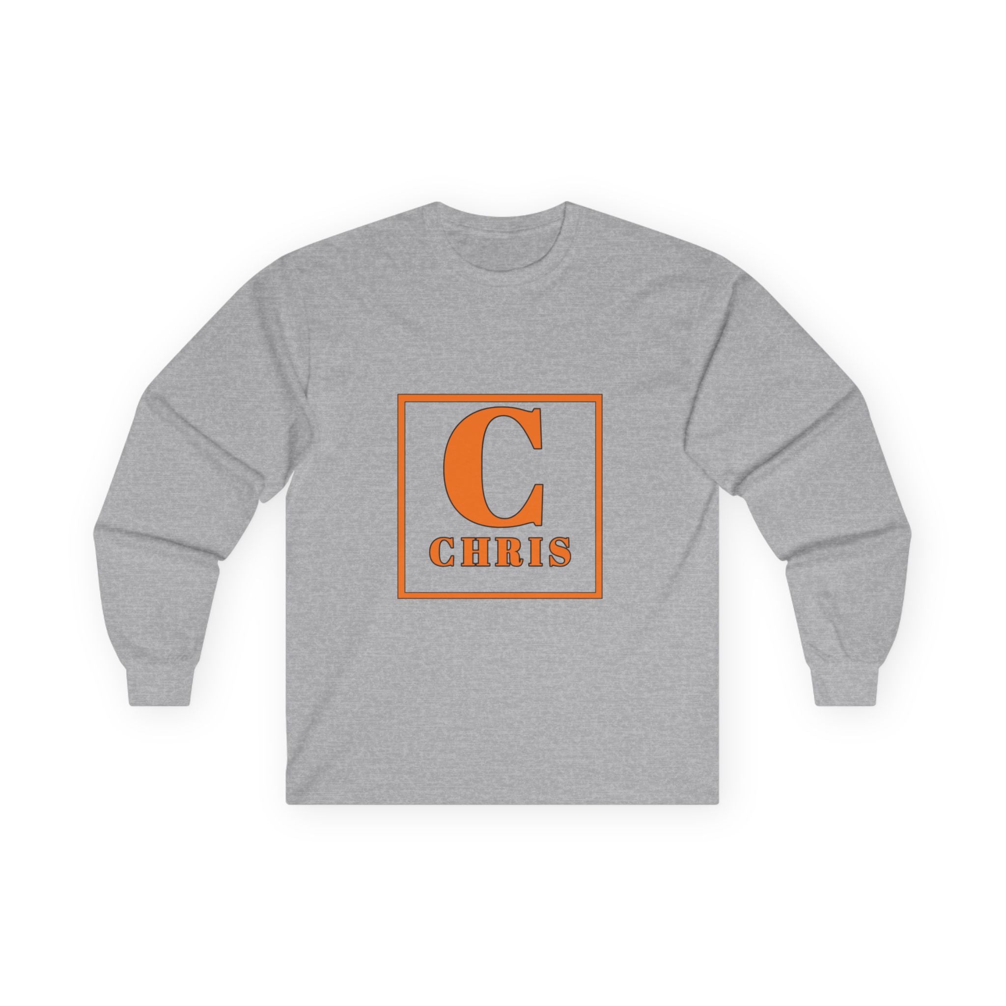Monogram 'C' Chris Long Sleeve Tee — Personalized Initial Shirt