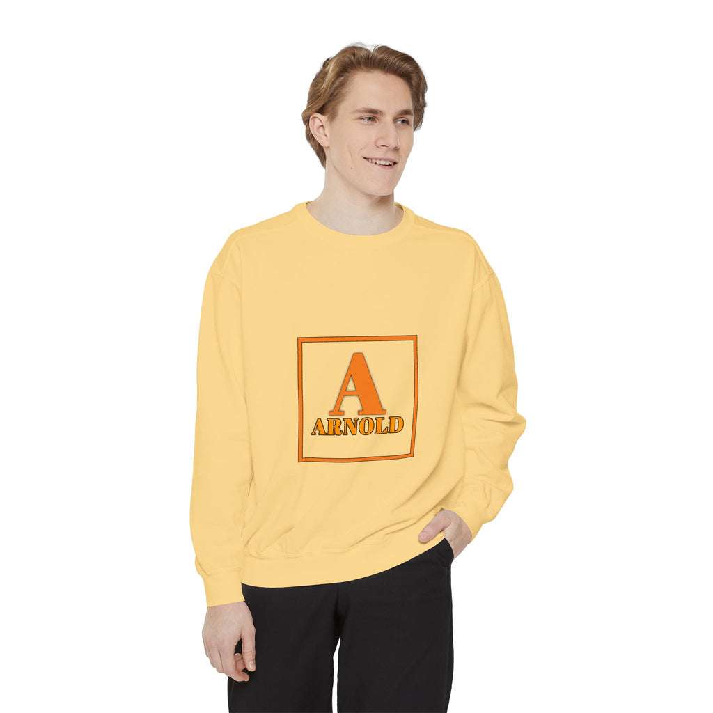 Arnold Monogram Sweatshirt — Personalized Initial A Crewneck
