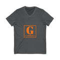 Gabriel Monogram V-Neck Tee — Personalized Initial 'G' Chest Print