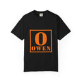 Owen Initial T-Shirt — Vintage Block Monogram Tee