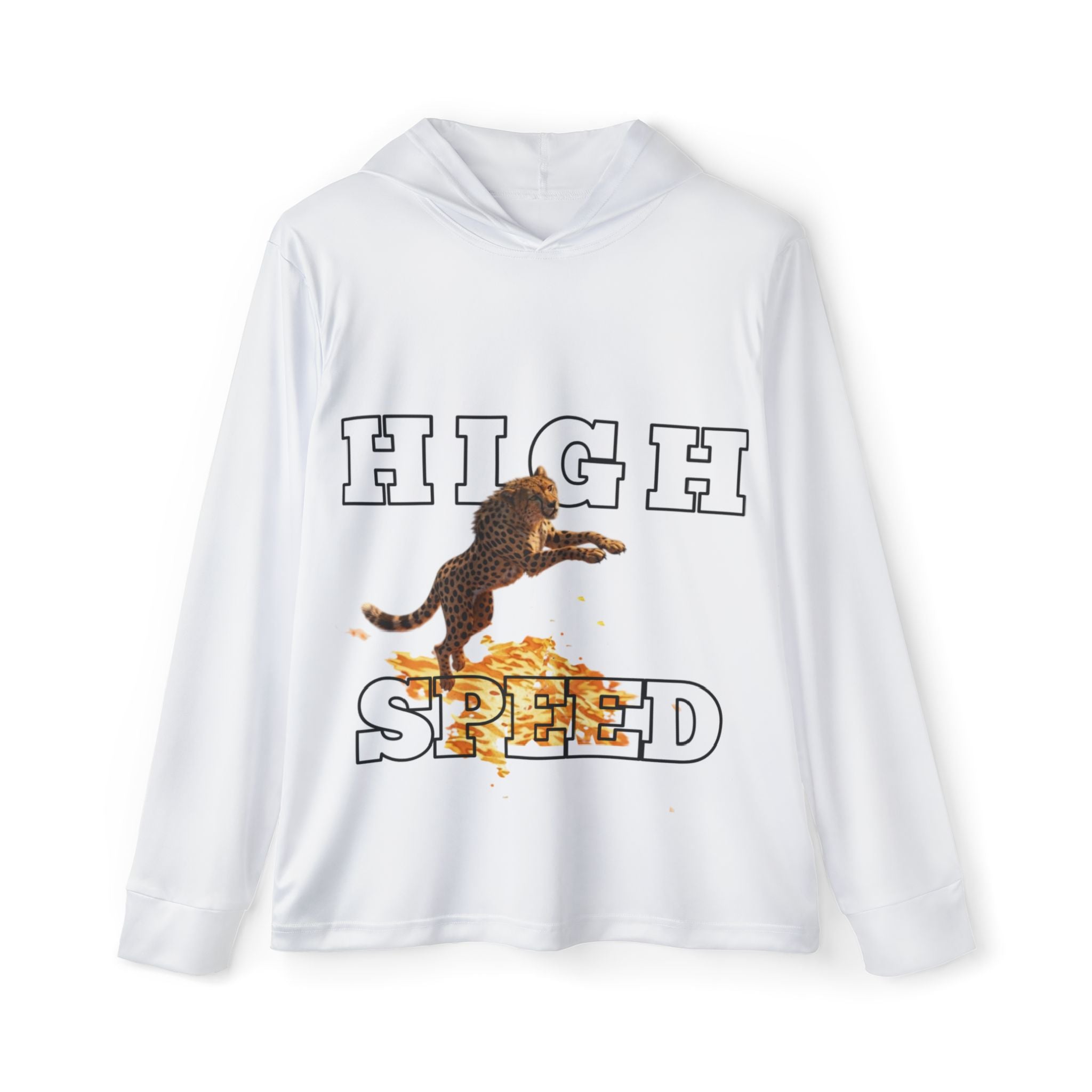 High Speed Hoodie — Men’s Athletic Warmup Pullover with Cheetah Graphic