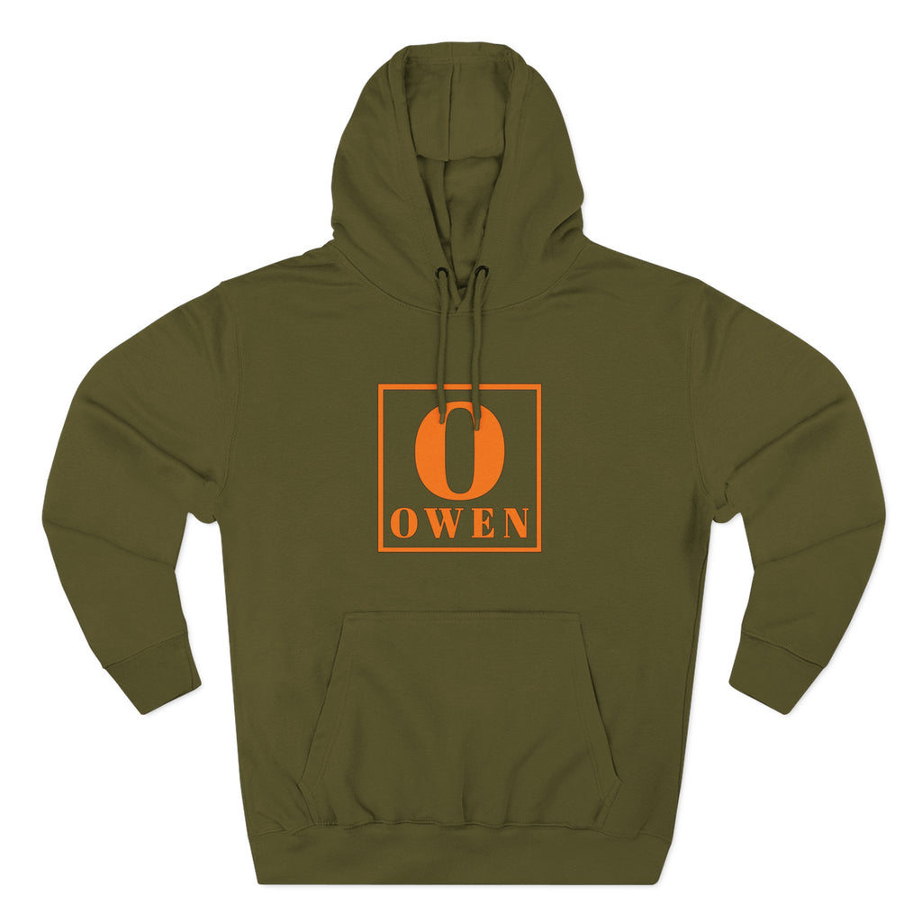 Personalized Initial Hoodie — 'O' Owen Monogram Fleece Hoodie