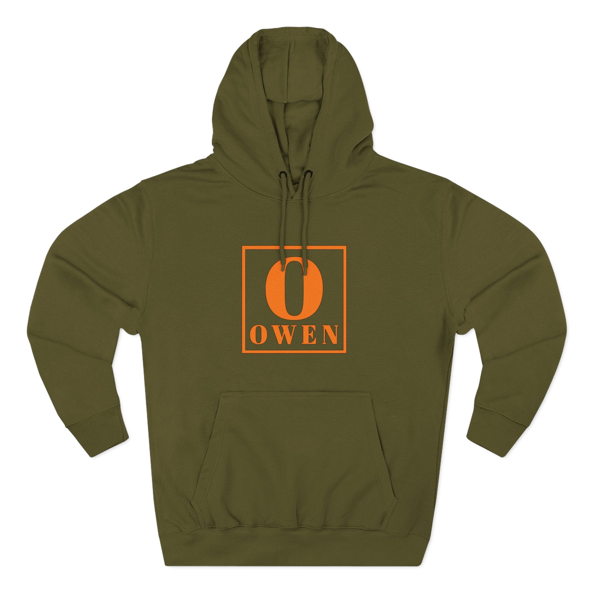 Personalized Initial Hoodie — 'O' Owen Monogram Fleece Hoodie