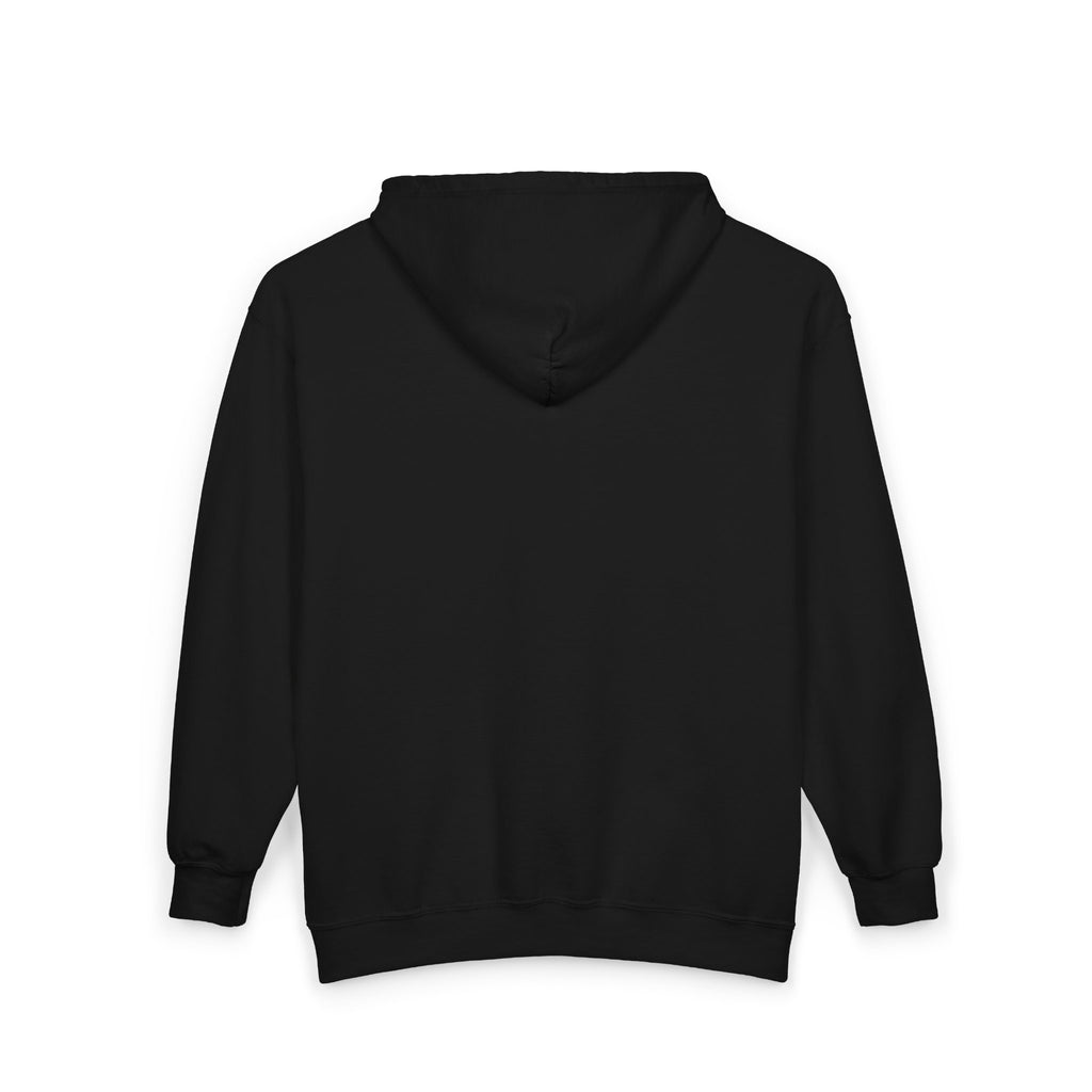Frank Monogram Zip Hoodie — Orange Letter F Logo Full-Zip Sweatshirt