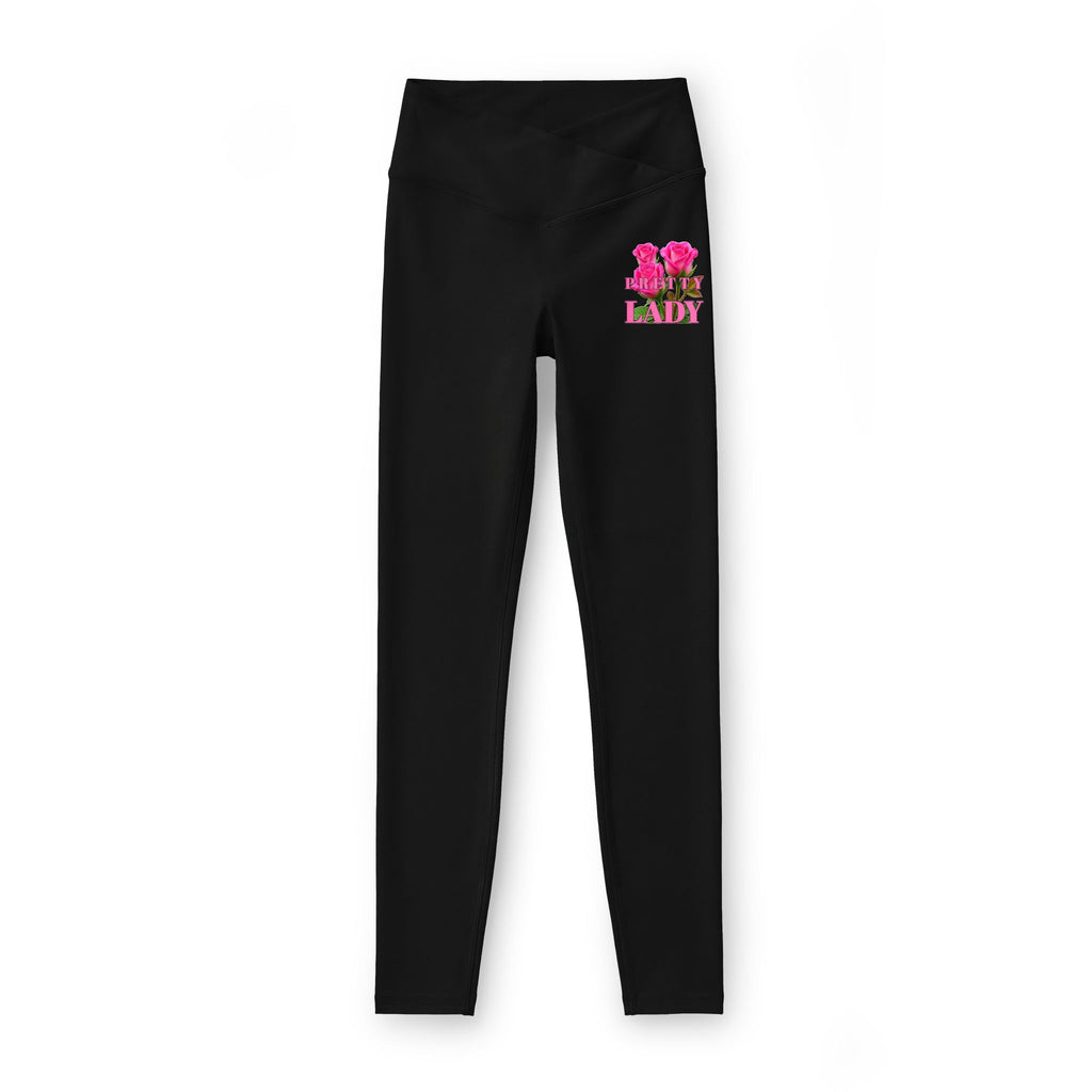 Floral Lady High-Waist Leggings