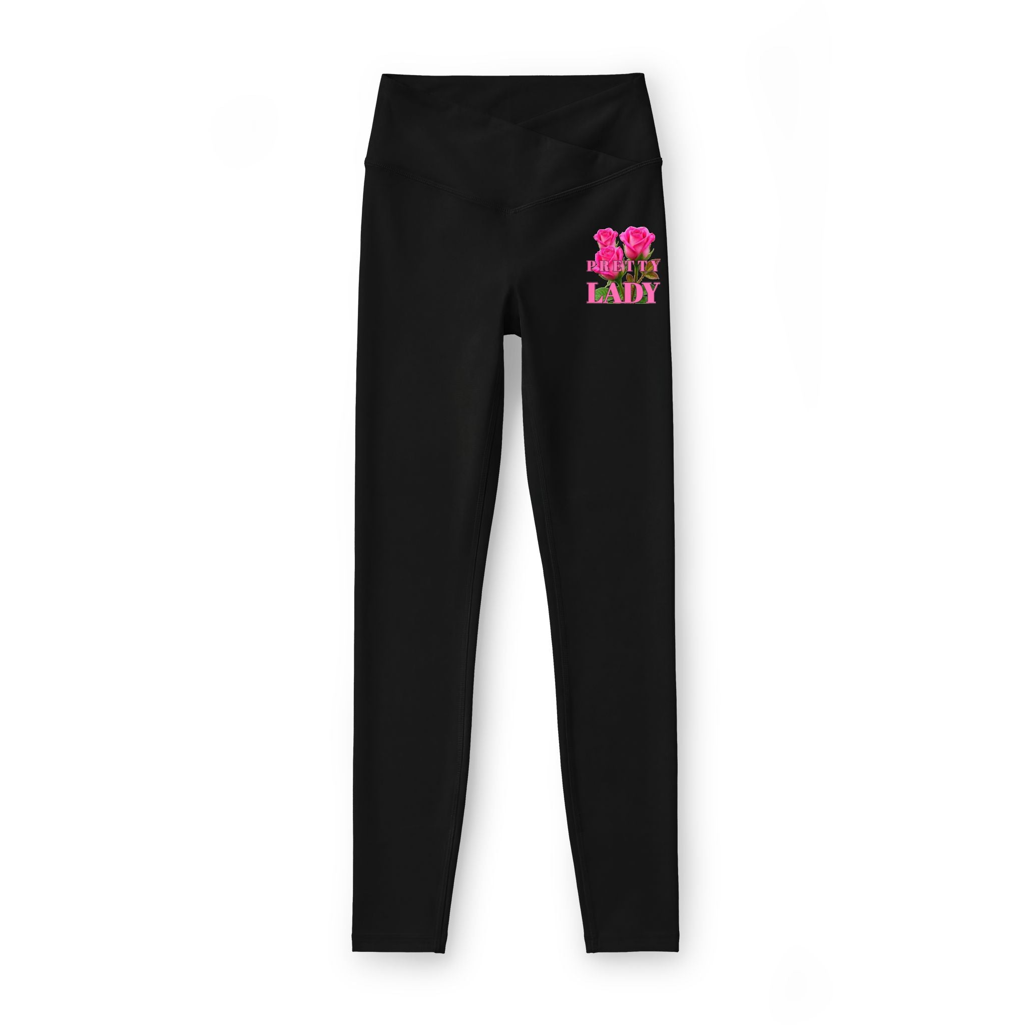 Floral Lady High-Waist Leggings