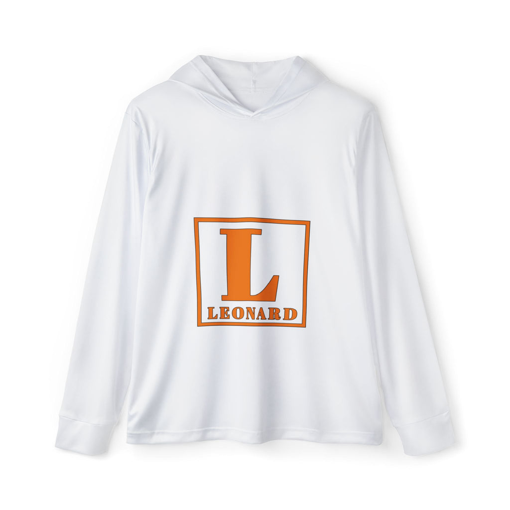 Leonard Block Letter Hoodie — Men's Sports Warmup Top