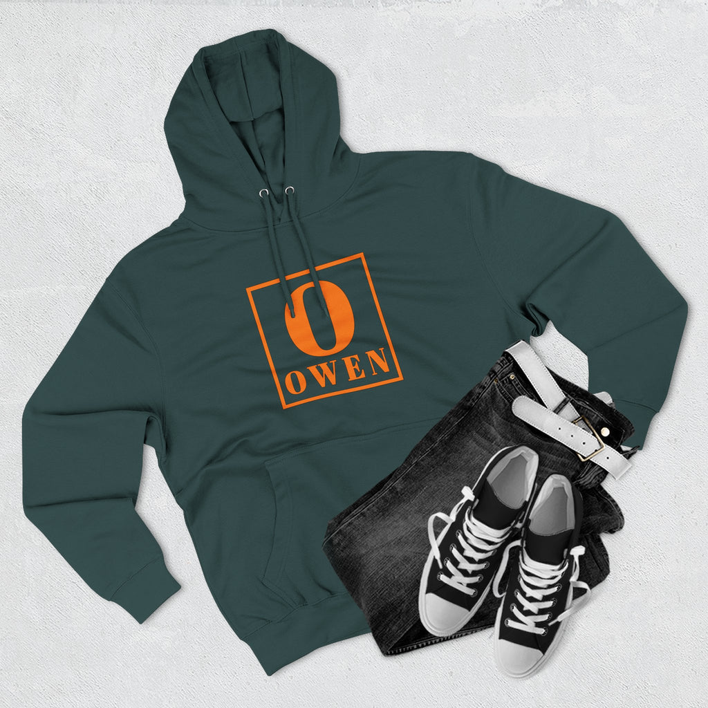 Personalized Initial Hoodie — 'O' Owen Monogram Fleece Hoodie
