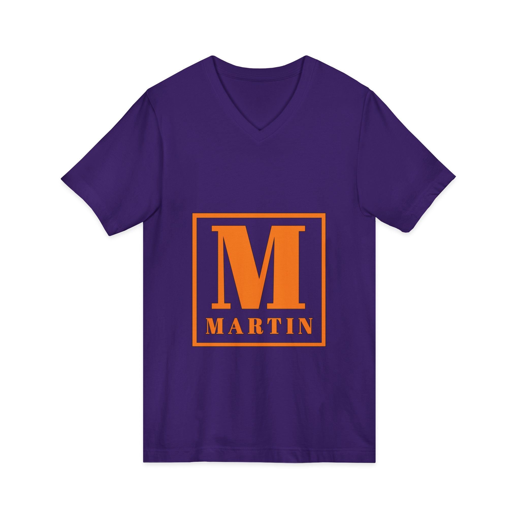 Monogram M Martin V-Neck Tee — Personalized Initial Shirt