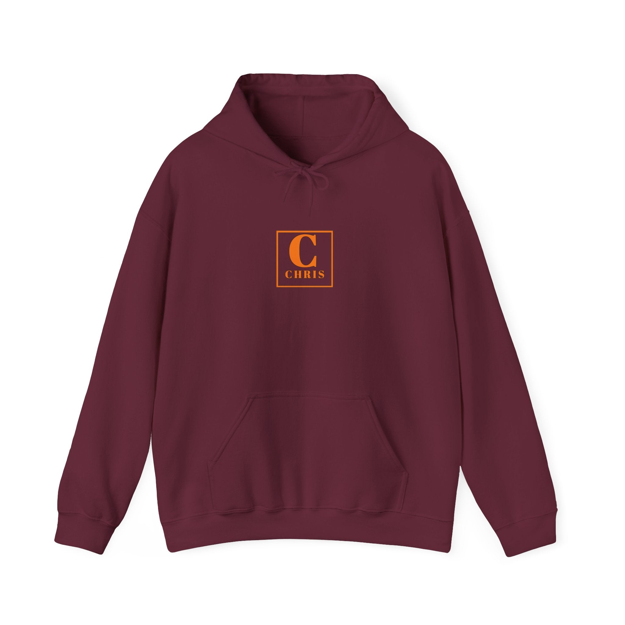 Initial C Monogram Hoodie — Personalized ‘C’ Chest Logo Pullover