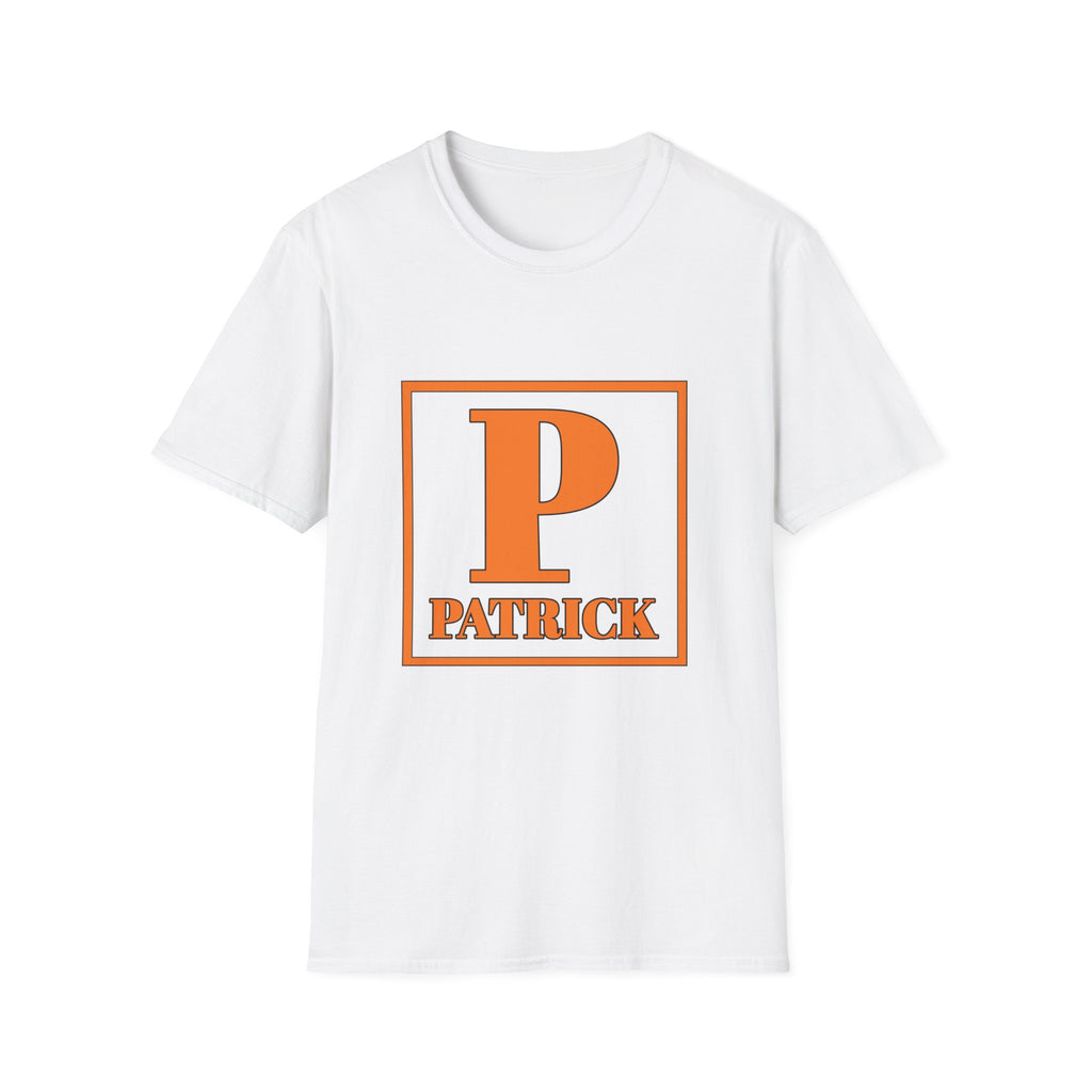 Personalized Initial 'P' T-Shirt – Bold Monogram Patrick Tee